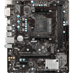 Материнская плата MSI B450M-A Pro Max (sAM4, AMD B450, PCI-Ex16) рейтинг