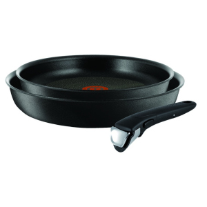 Набор сковород Tefal Ingenio Expertise 24 и 28 см + съемная ручка (L6509205) ТОП в Виннице