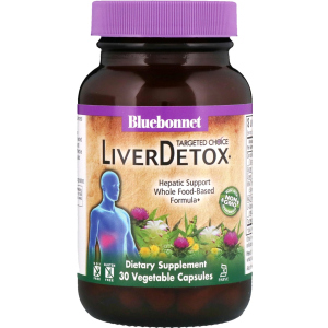 Комплекс для детоксикації печінки Liver Detox Targeted Choice Bluebonnet Nutrition 30 рослинних капсул (743715020207) в Вінниці