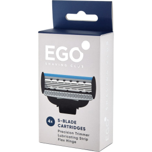 Змінні картриджі для гоління (леза) чоловічі Ego Shaving Club 4 шт (860003484432)