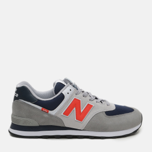 Кросівки New Balance 574 ML574SO2 39 ​​(7) 25 см Сірі з червоним (195173190549) в Вінниці