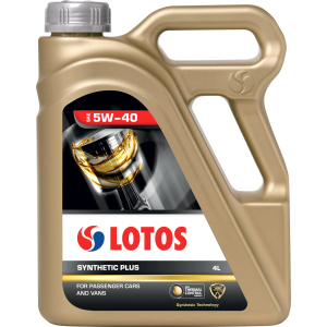 Моторное масло Lotos Syntetic Plus 5W-40 4 л ТОП в Виннице