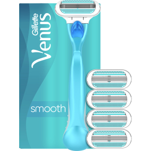 Станок для бритья женский Venus Smooth с 5 сменными картриджами (7702018363490) лучшая модель в Виннице