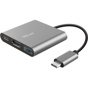 USB-хаб Trust Dalyx 3-in-1 Multiport USB-C Adapter (23772) лучшая модель в Виннице