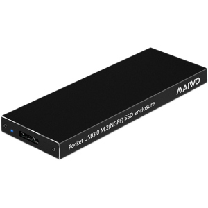 Зовнішня кишеня Maiwo для M.2 SSD (NGFF) SATA - USB 3.0 (K16N black) в Вінниці