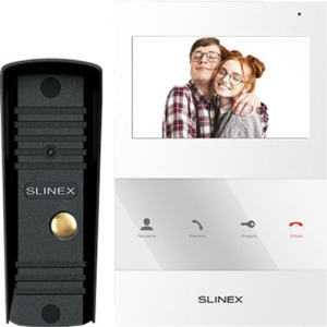 купити Комплект домофону Slinex SQ-04M White + ML-16HR Black (14495)