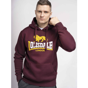 Худі Lonsdale THURNING 116030-2003 XL OxBlood (4251522353372) ТОП в Вінниці