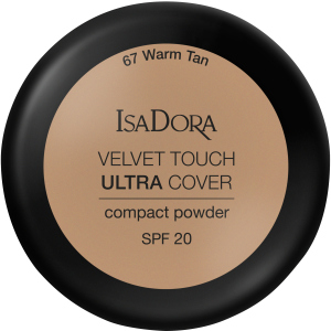 Пудра для обличчя Isadora Velvet Touch Ultra Cover Compact Powder 67 warm tan 7.5 г (7317852149676)