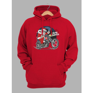 Худі JHK Santa Bike SWRAKNG-RD/NG XL Червоне (2000000895789) краща модель в Вінниці