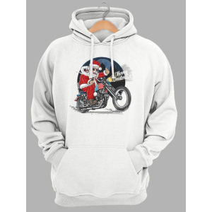 Худі JHK Santa Biker SWRAKNG-WH/NG M Біле (2000000895369) в Вінниці