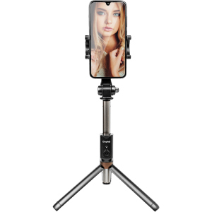 Трипод Dispho WS-18002 Selfie Stick Tripod Bluetooth Black ТОП в Вінниці