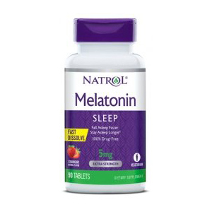 купити Вітаміни Natrol Melatonin 5 мг Straw 90 таблеток (047469058654)