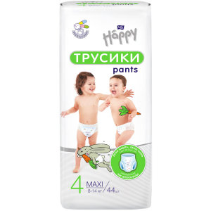 Підгузки-трусики дитячі Bella Baby Happy Maxi 8-14 кг 44 шт (5900516603236) ТОП в Вінниці