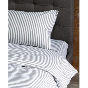 Постельный комплект U-tek Hotel Collection Cotton Stripe Cacao 30 евро (KHCSC3004) лучшая модель в Виннице