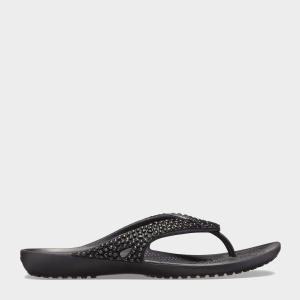 В'єтнамки Crocs Jibbitz Kadee Ii Embellished Flip 205741-001-W9 39-40 25.5 см Чорні (191448306943) краща модель в Вінниці