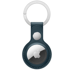 Шкіряний брелок Apple для AirTag з кільцем для ключів Baltic Blue (MHJ23ZM/A) ТОП в Вінниці