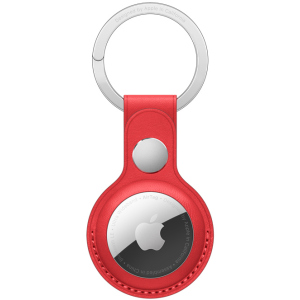 Шкіряний брелок Apple для AirTag з кільцем для ключів Red (MK103ZM/A) краща модель в Вінниці