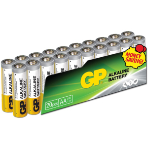 Батарейки GP SUPER ALKALINE 1.5 В 15AEPL-2VS20, LR6, AA 20 шт (4891199147470) ТОП в Вінниці