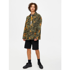 Джинсовая куртка Pull & Bear 5710/526/506-AAED S Милитари (DD3000002824977_05710526506027)