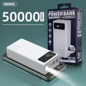 Павербанк Remax Power Bank 50000mAh|4USB/Type-C/Lightning, 2.1A|для iPhone, Android, Xiaomi, Samsung, Huawei в Вінниці