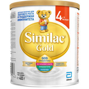 Суха молочна суміш Similac Gold 4 400 г (5391523058766) краща модель в Вінниці