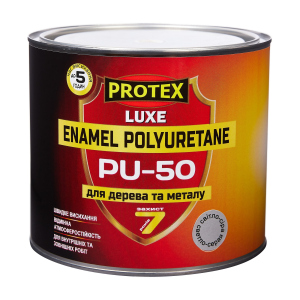 Емаль поліуретанова LUXE PU-50 PROTEX 2.4кг світло-сіра ТОП в Вінниці