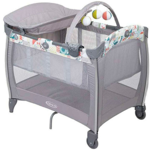 Манеж-кроватка Graco Contour Electra Patchwork (9D899PTWEU) ТОП в Виннице