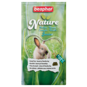 Беззерновий корм для кроленят Beaphar Nature Rabbit з тимофіївкою 1.25 кг (8711231101771) ТОП в Вінниці