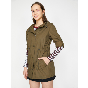 Парка Koton 9YAL08038IW-801 36 Khaki (8681975170893) лучшая модель в Виннице