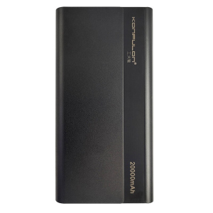 Зовнішній акумулятор (Power Bank) Konfulon A16Q, PD+QC 3.0, 20000 mAh (Чорний) краща модель в Вінниці