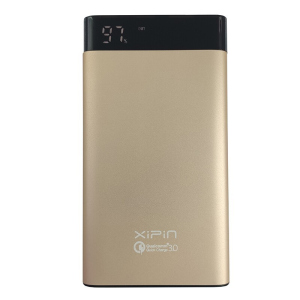 Зовнішній акумулятор (Power Bank) Xipin F1 10000 mAh (Золотистий) ТОП в Вінниці