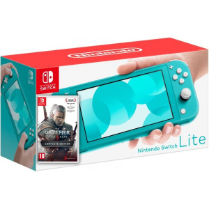 Nintendo Switch Lite Turquoise + Гра The Witcher 3: Wild Hunt Complete Edition (російська версія) ТОП в Вінниці