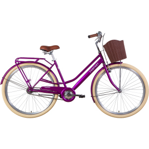 Велосипед Dorozhnik COMFORT FEMALE Velosteel 28" 19.5" 2021 Фіолетовий (OPS-D-28-196) краща модель в Вінниці