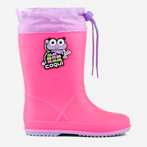 Гумові чоботи Coqui Rainy Collar frog 8508 24 Рожеві (8595662035009) в Вінниці