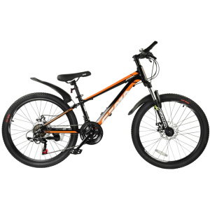 Велосипед Royal Baby Fema MTB 1.0 24" Official UA 2021 Чорний (RB24-10-BLK) ТОП в Вінниці