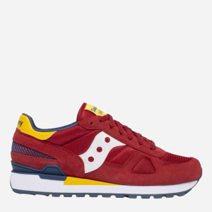 Кроссовки Saucony Shadow Original 2108-774S 44 (10) 28 см Красные с желтым и голубым (194917389102) лучшая модель в Виннице