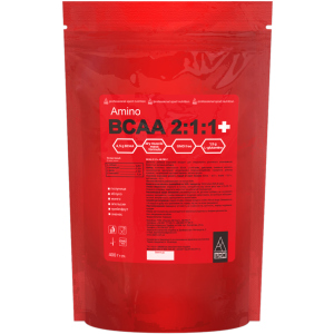 Аминокислота AB PRO Amino BCAA (бцаа) 2:1:1 400 г Клубника (BCAA400ABST77) в Виннице