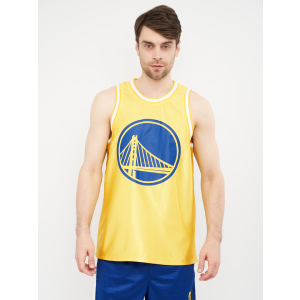 Майка Outer staff NBA EK2M1BBSQ-CURRY XL Жовта з синім (2120098602820) краща модель в Вінниці