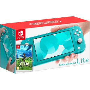 Nintendo Switch Lite Turquoise + Игра The Legend of Zelda: Breath of the Wild (русская версия) в Виннице