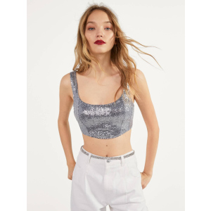 Топ Bershka 3096810808-ACXA S Сріблястий (3000003204716) рейтинг