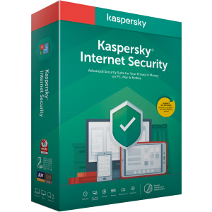 Kaspersky Internet Security 2020 для всех устройств, первоначальная установка на 1 год для 5 ПК (DVD-Box, коробочная версия) лучшая модель в Виннице