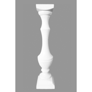 Балясина бетонна амфороподібна біла не потребує фарбування 17.5х69.5 см. краща модель в Вінниці