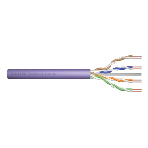 Витая пара Digitus CAT 6 U-UTP AWG 23/1 LSZH-1 фиолетовый 305 м (DK-1613-VH-305)