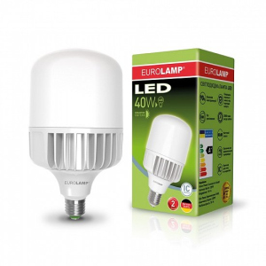 купить Высокомощная светодиодная лампа EUROLAMP 40W E40 6500K 220V (LED-HP-40406)