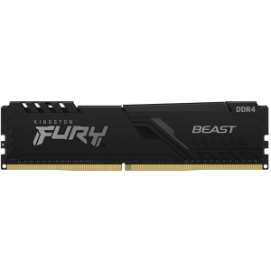 Оперативна пам'ять Kingston Fury DDR4-2666 8192MB PC4-21300 Beast Black (KF426C16BB/8) рейтинг
