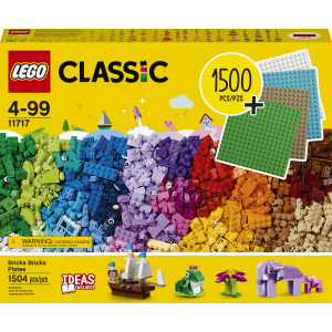 Конструктор LEGO Classic Кубики, кубики, пластины! 1504 деталей (11717) в Виннице