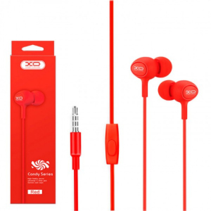 Наушники XO S6 Red - Красные jack 3.5 с микрофоном лучшая модель в Виннице