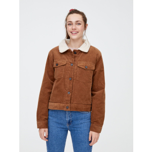 Куртка вельветовая Pull & Bear 9714/376/716 S Коралловая (09714376716021) ТОП в Виннице