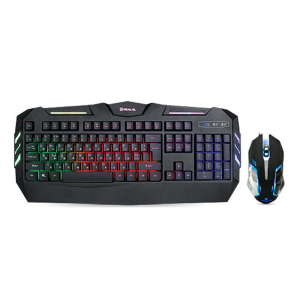 Комплект (клавиатура, мышь) REAL-EL Gaming 9500 Kit Backlit Black USB в Виннице