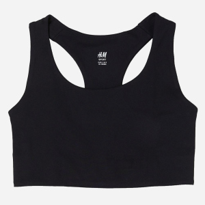 Топ спортивний H&M SPORT 9319993sdm M Чорний (PS2030000126040) краща модель в Вінниці